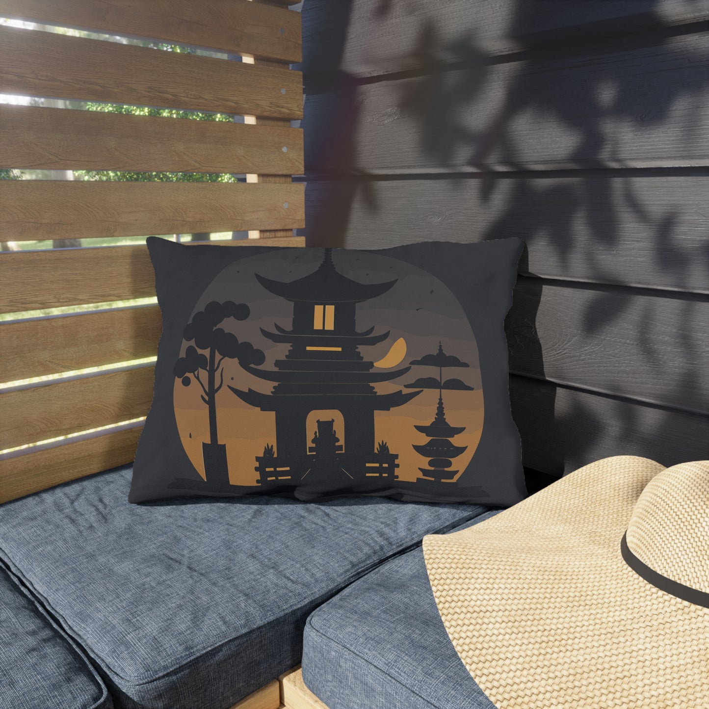 “Tibetan Light” Outdoor Pillow | Stillness in the Open Air