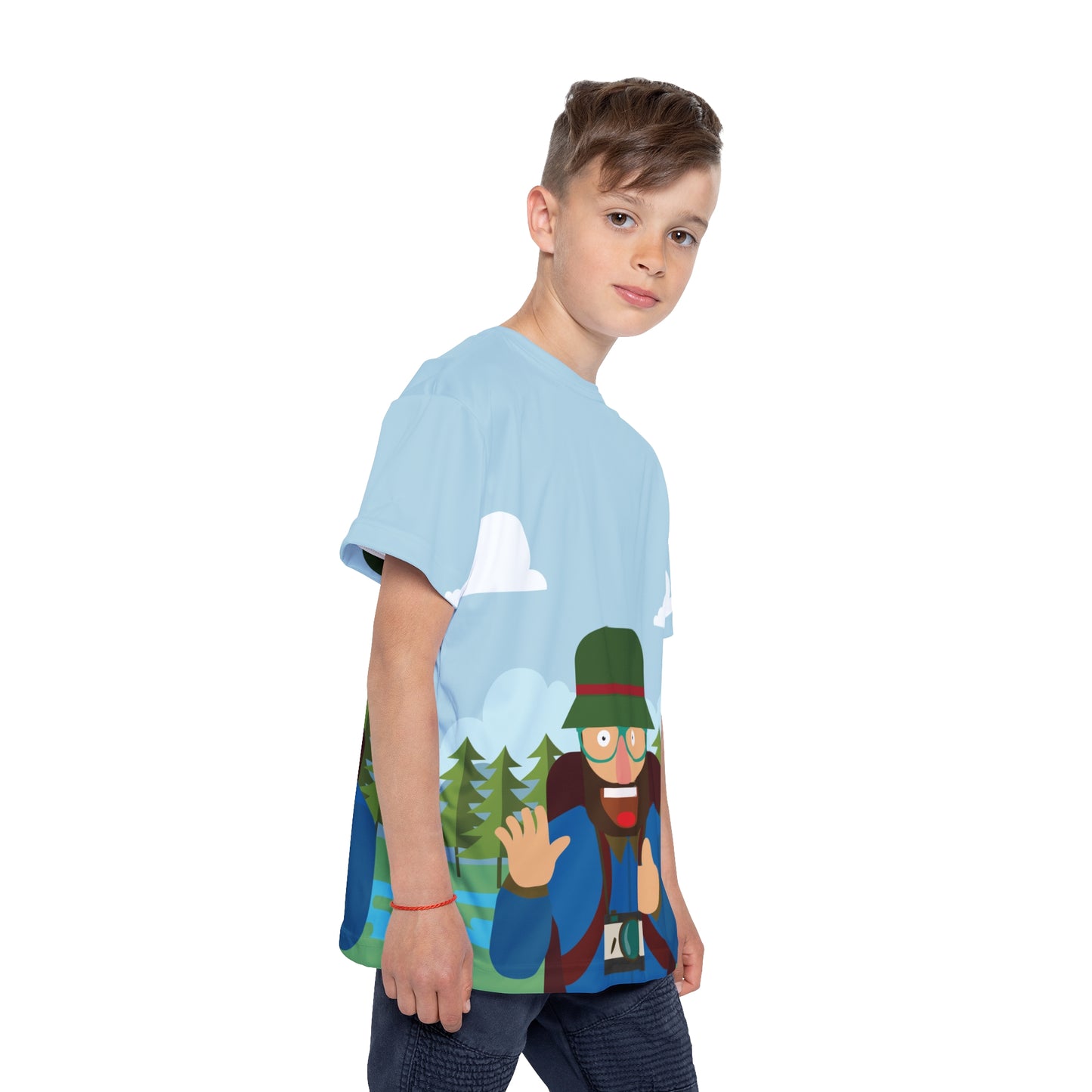 “Festive Explorer” Kids Sports Jersey | Active Holiday Fun