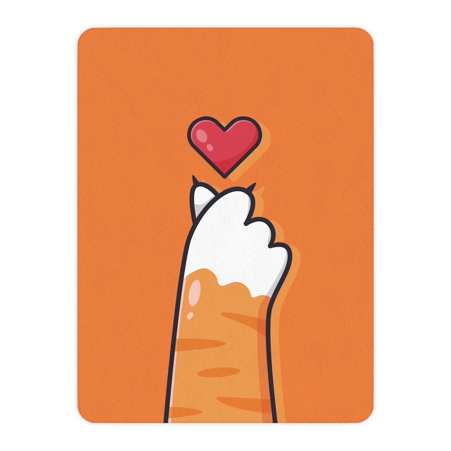 Sherpa Blanket | Cat Claw Heart Design