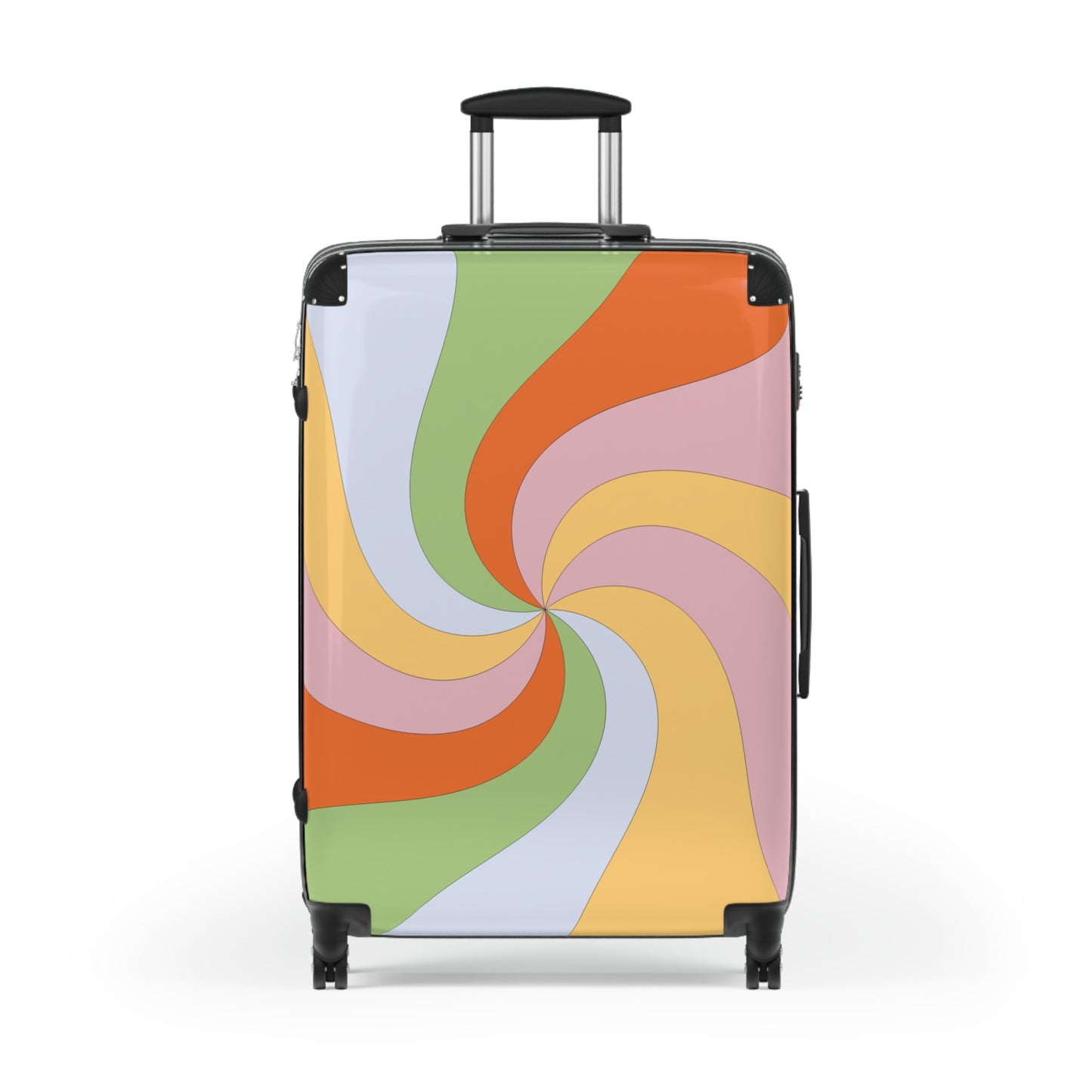 “Color Illusion” Designer Suitcase | Bold, Artistic & Travel-Ready