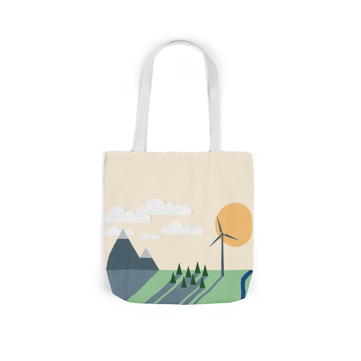 Canvas Tote Bag | Wind Energy Eco-Friendly Fashion