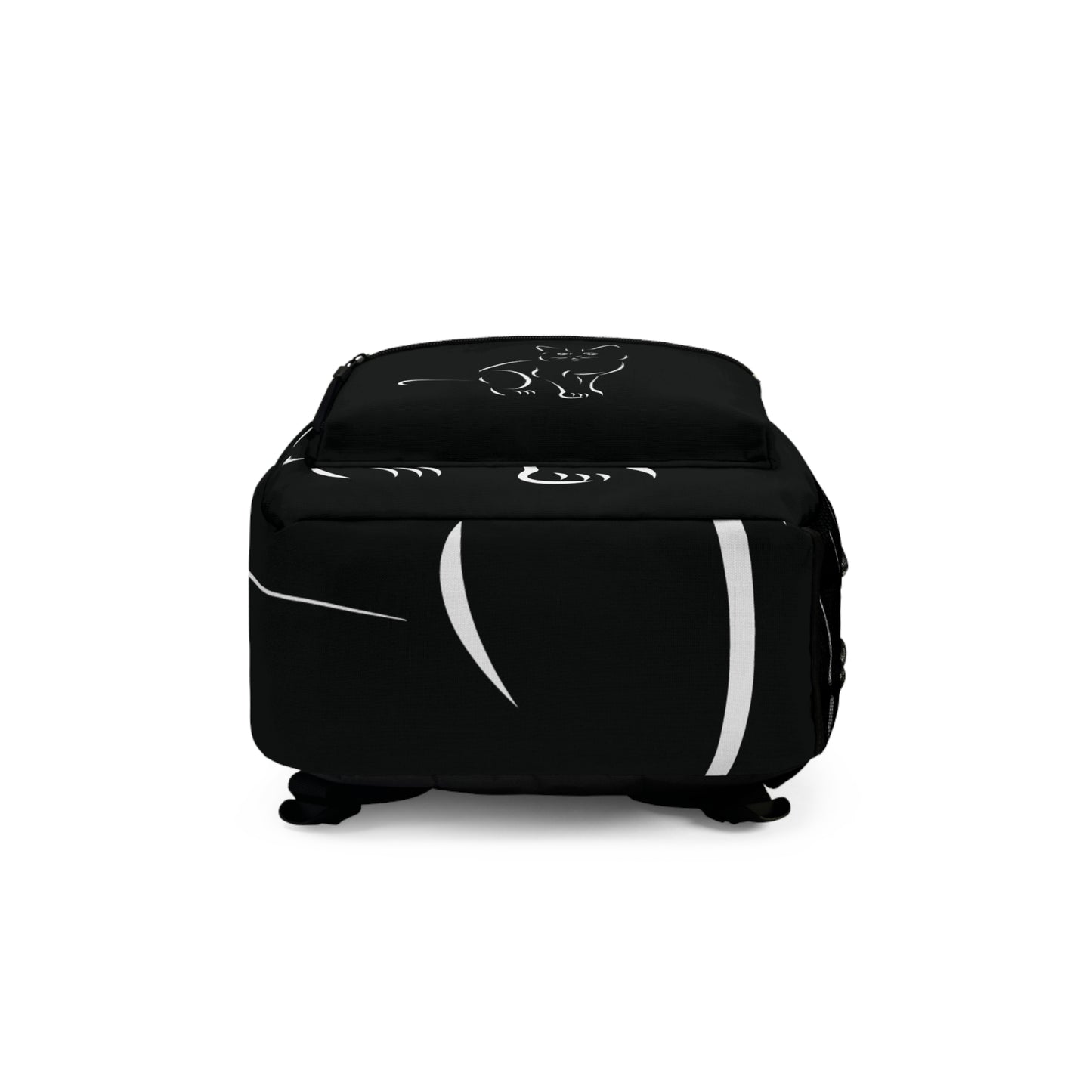 Artistic Cat Sketch | Minimalist Style Backpack