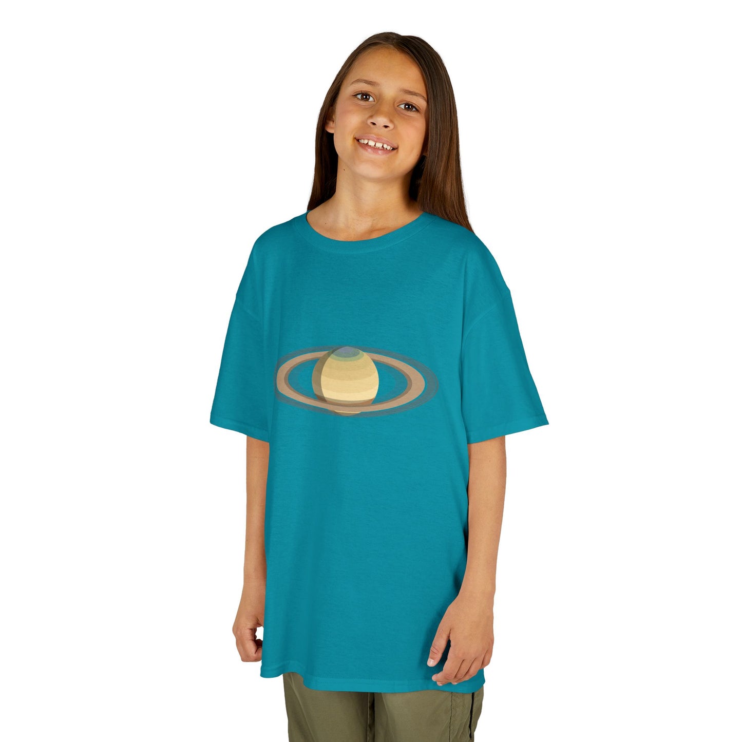 “Little Saturn” Kids Tee | A Planet-Sized Imagination
