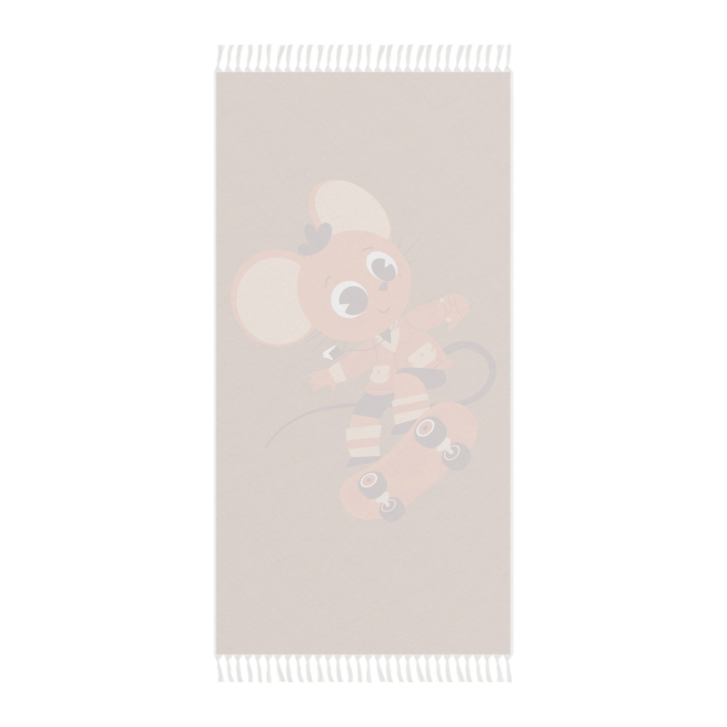 “Skate Mouse” Boho Beach Cloth | Bold, Playful & Free-Spirited