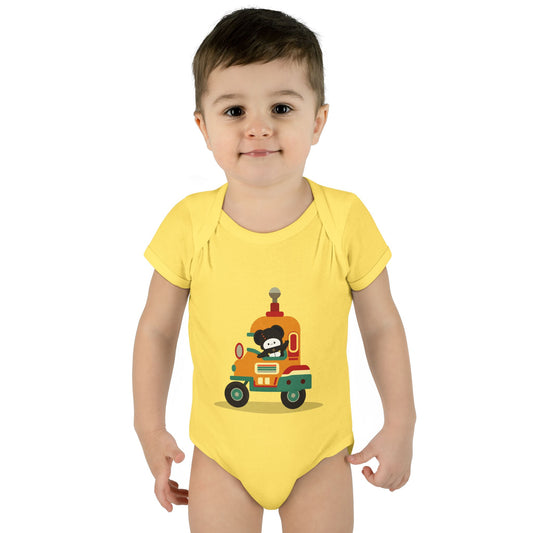 Ultra-Soft Infant Bodysuit | Little Bear on a Ride