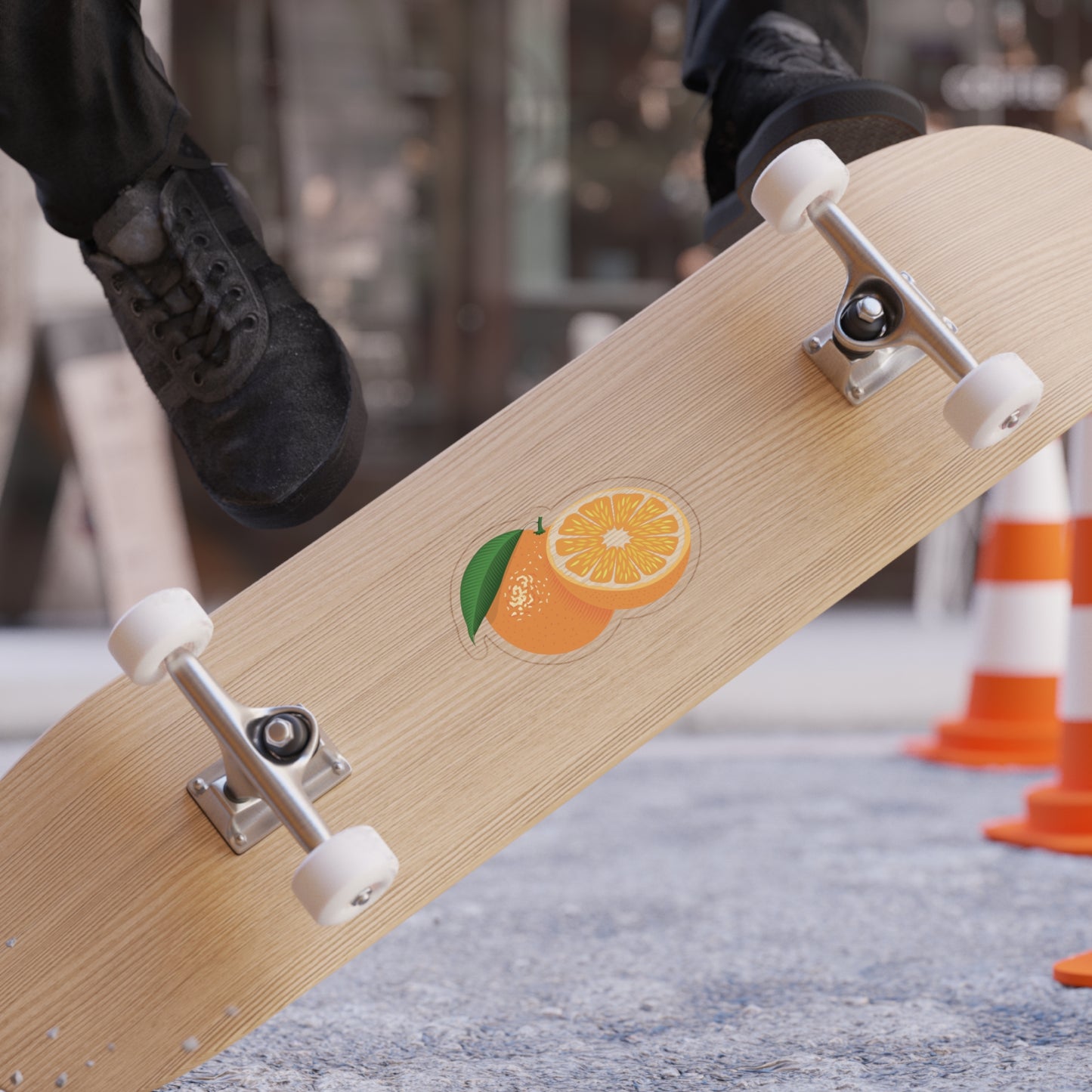 “Juicy Slice” Transparent Outdoor Sticker | Fun Meets Freshness