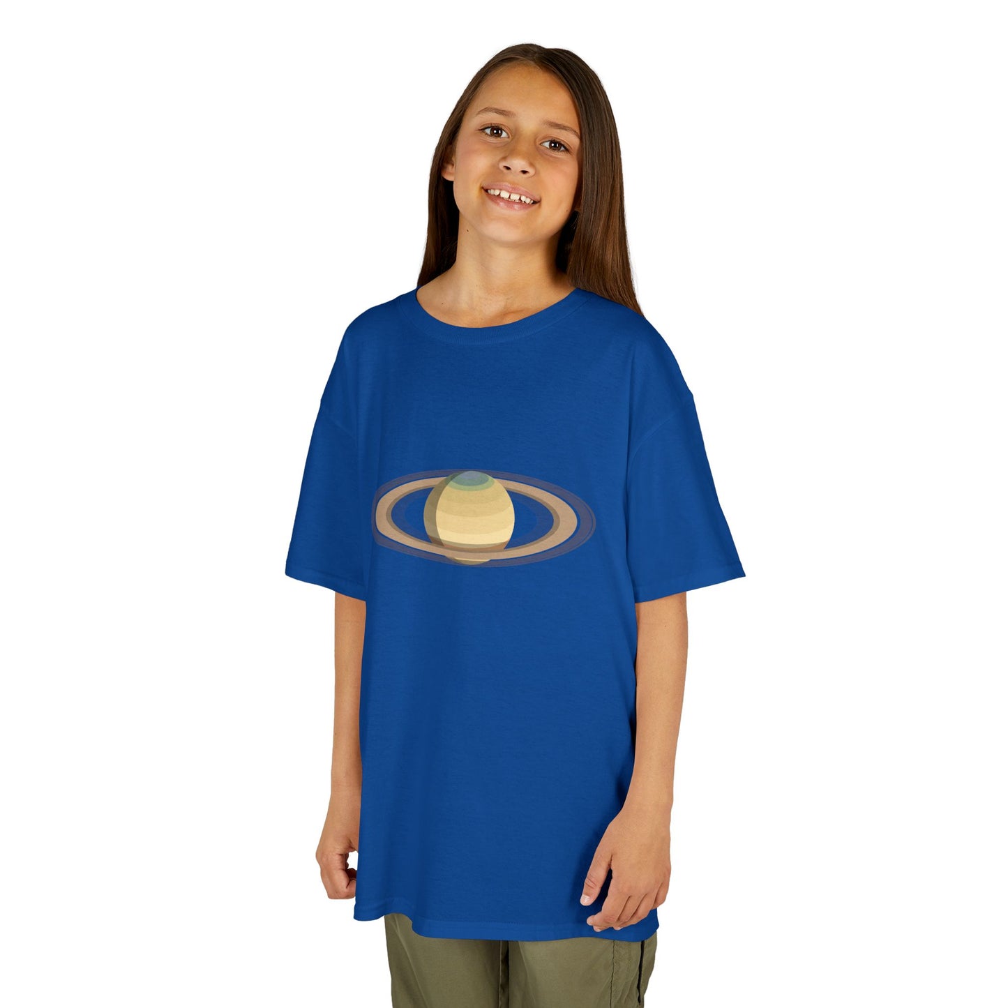 “Little Saturn” Kids Tee | A Planet-Sized Imagination