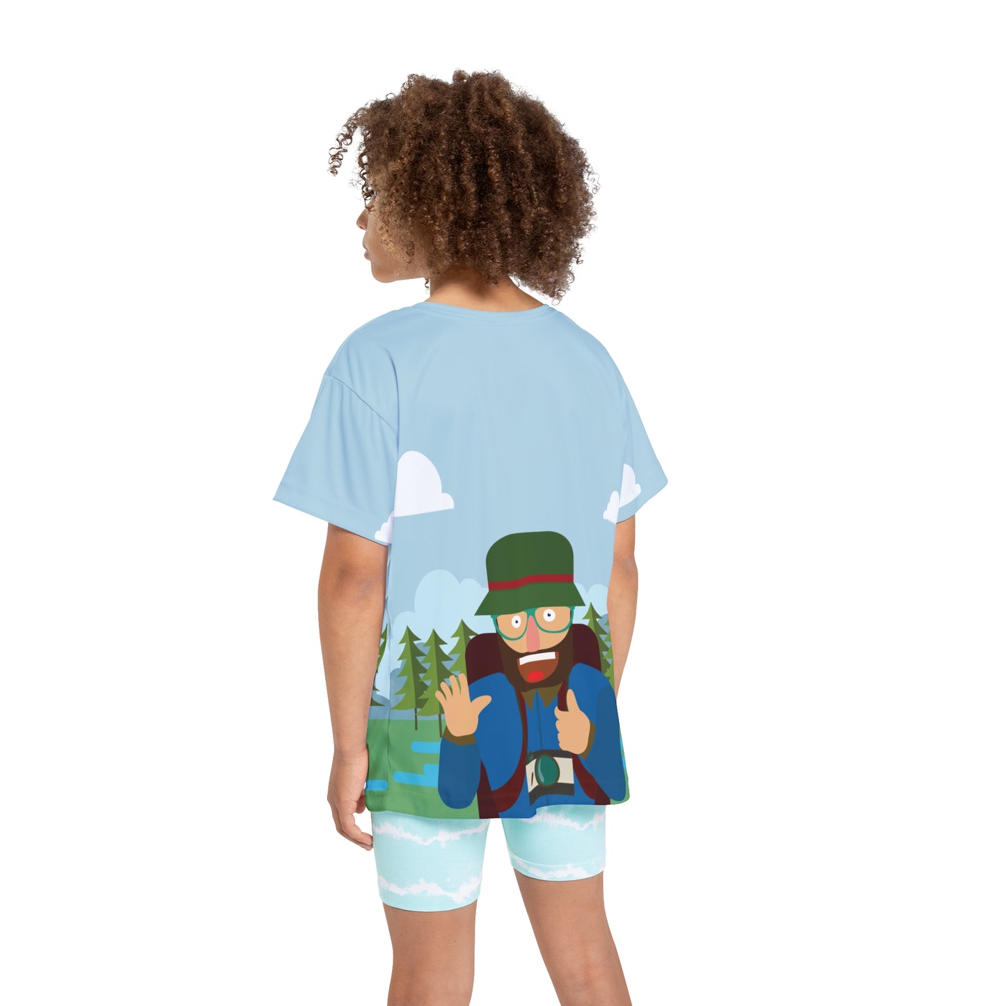 “Festive Explorer” Kids Sports Jersey | Active Holiday Fun