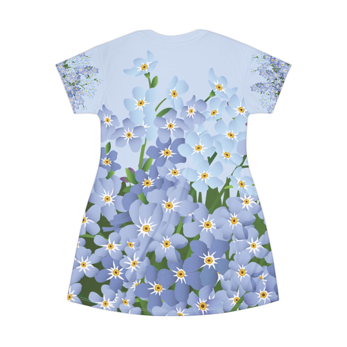 BloomEase | All-Over Floral T-shirt Dress