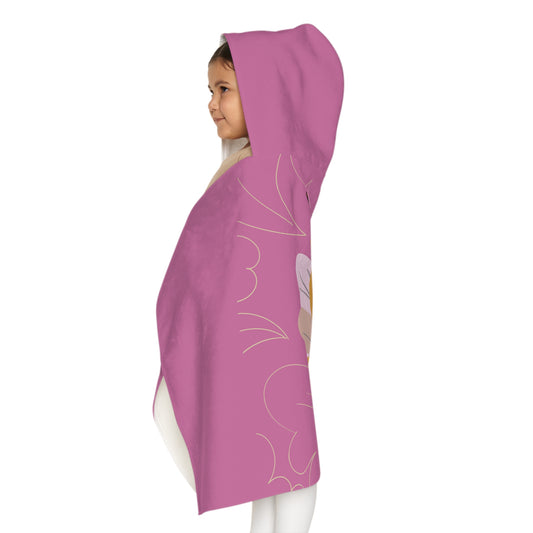 “Happy Bee Buddy” Youth Hooded Towel | Cute, Soft & Buzzing with Joy