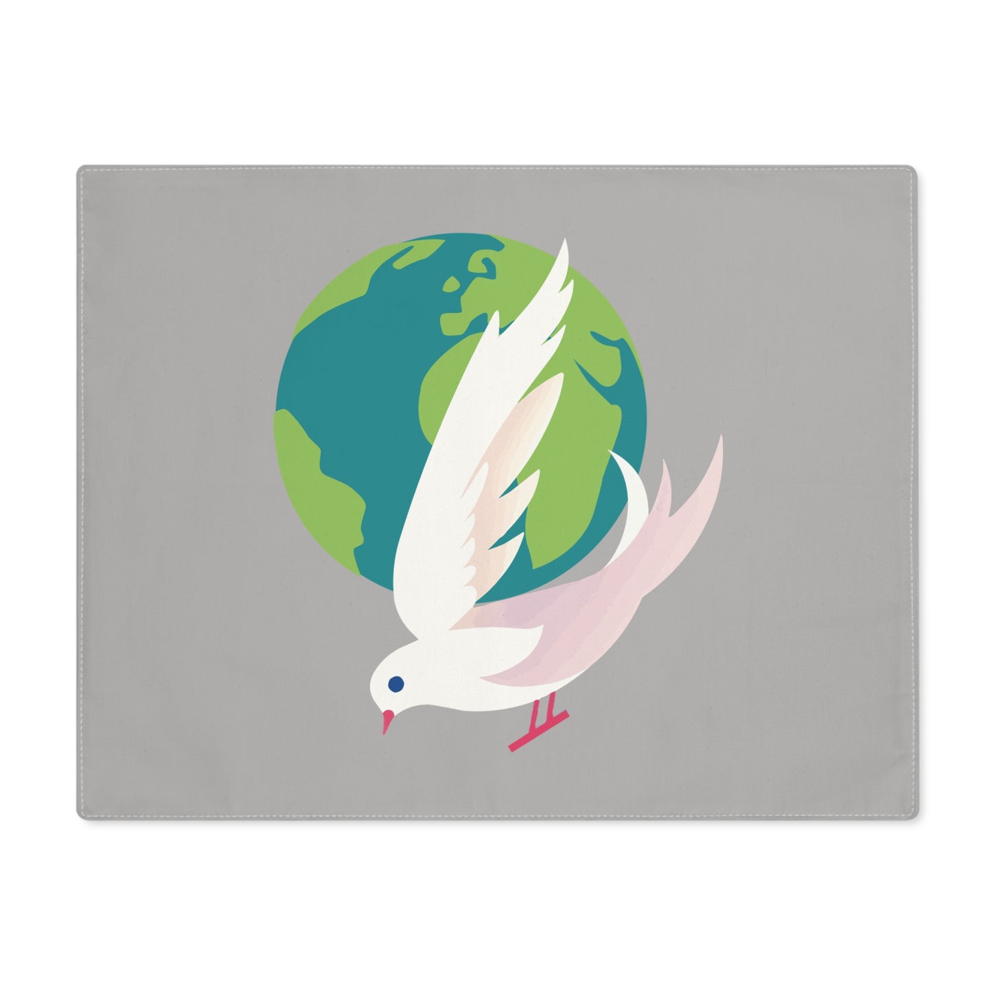 Peaceful Meal | Placemat Featuring Dove & Earth Design