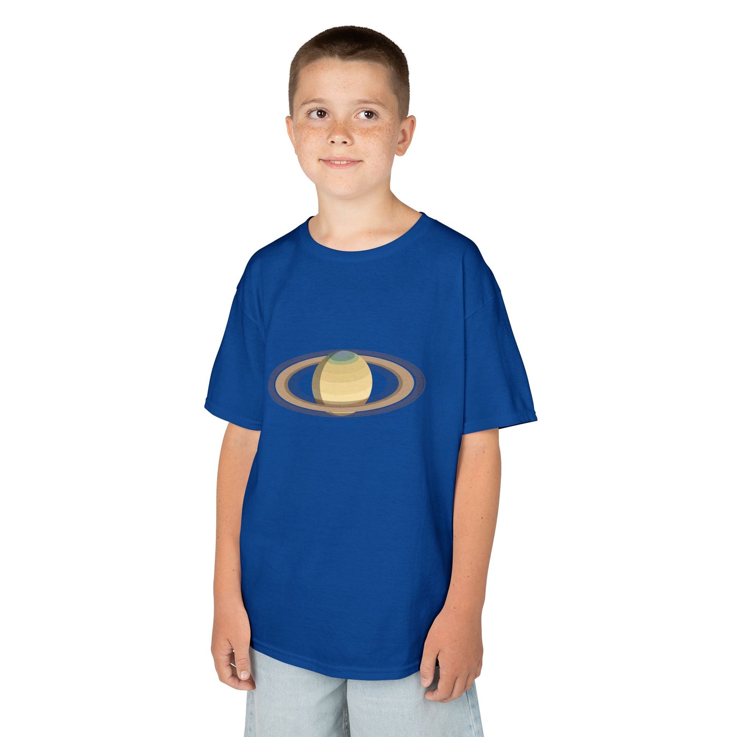 “Little Saturn” Kids Tee | A Planet-Sized Imagination