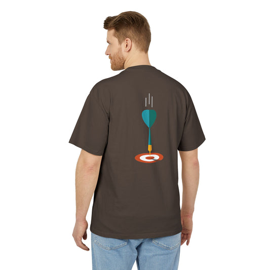 Target Locked | Unisex Heavy Tee | Boss Mindset On Your Back