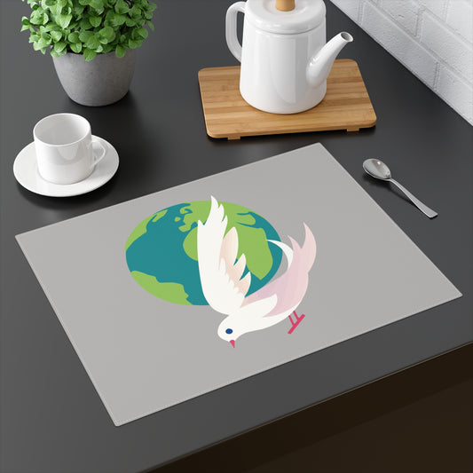 Peaceful Meal | Placemat Featuring Dove & Earth Design