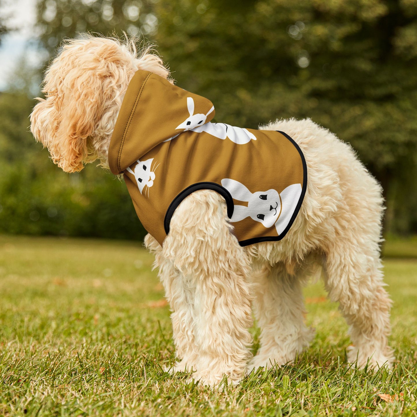 Pet Hoodie | Adorable Wild Rabbit Print