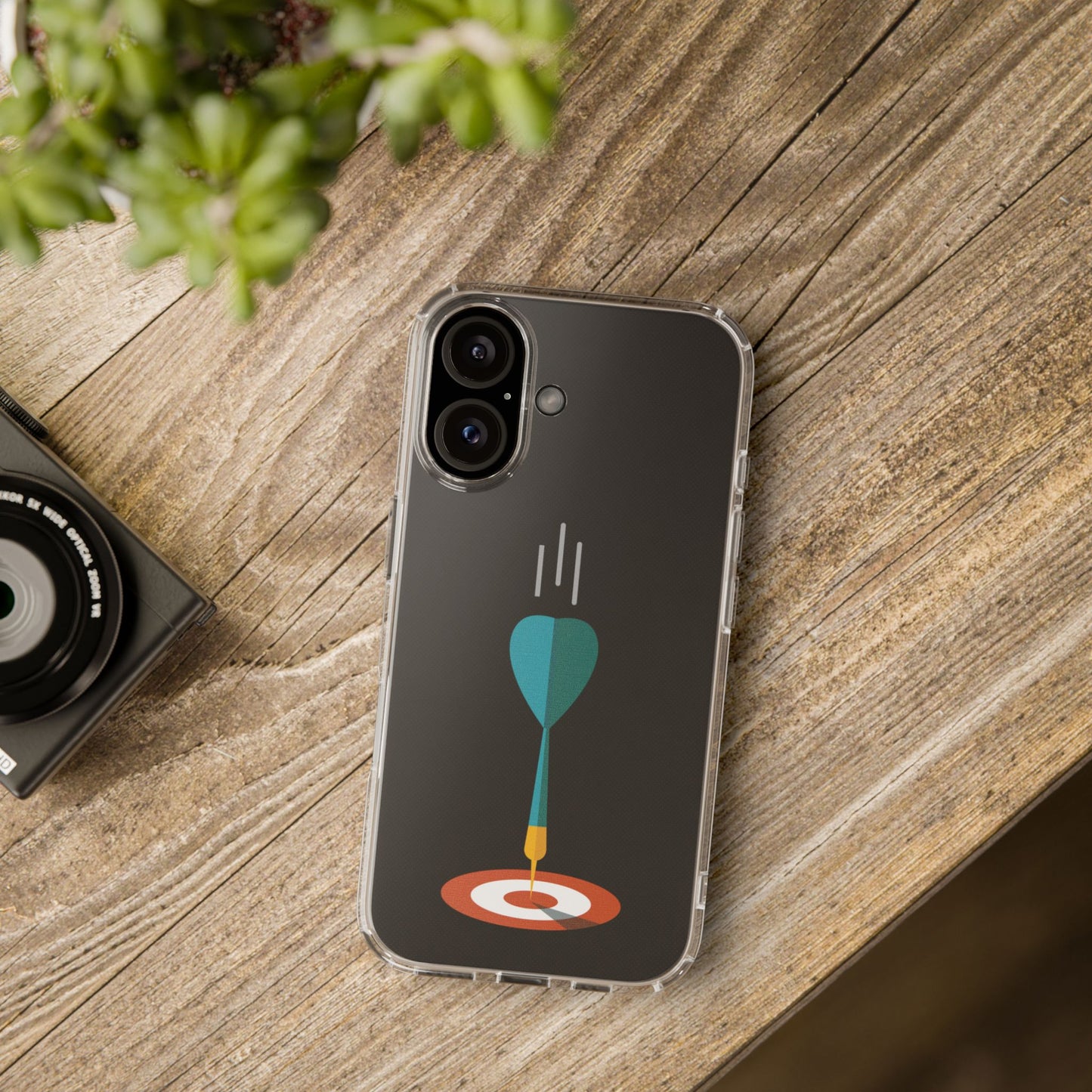 Hit Your Goals | Clear Phone Case | Power Accessory for Big Thinkers