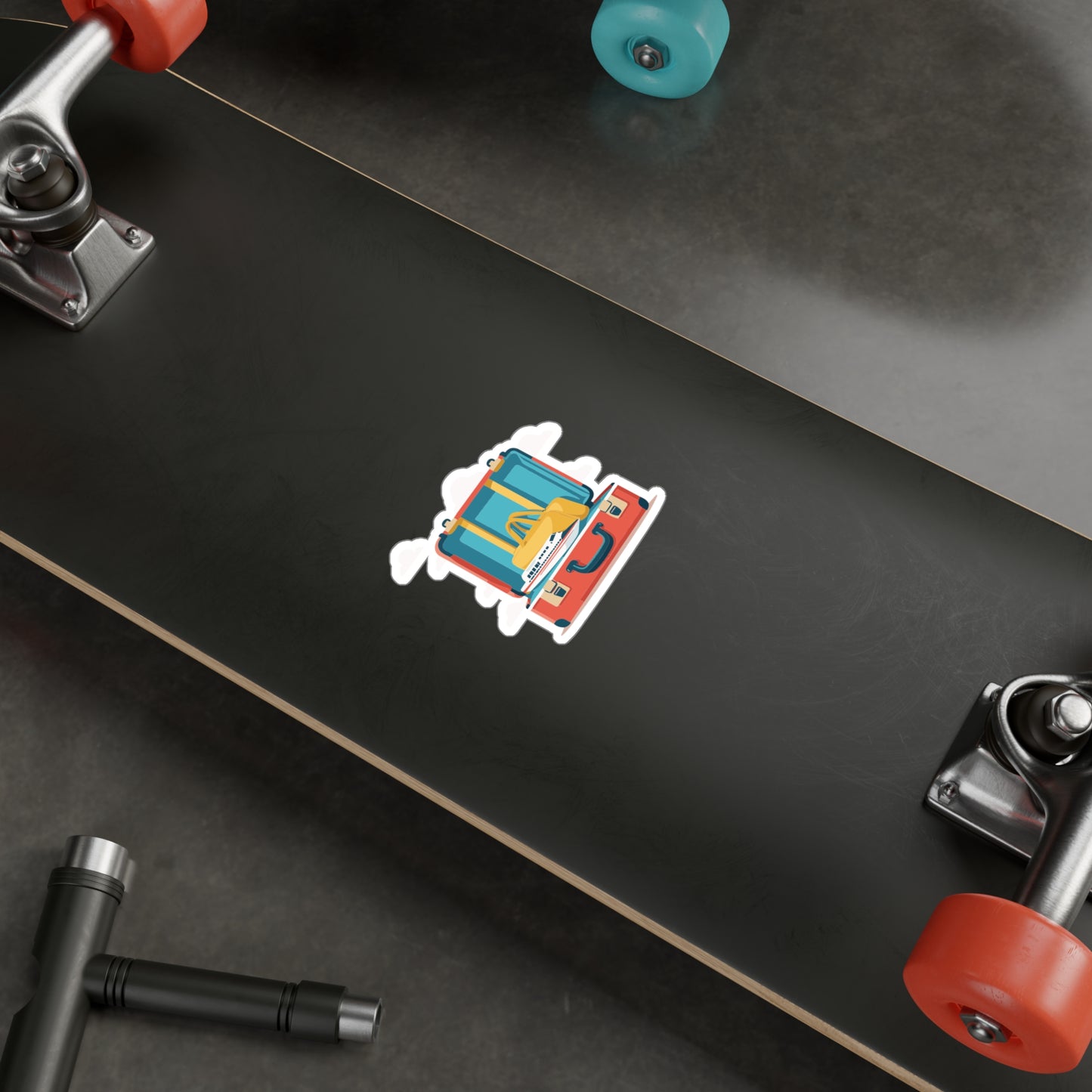 Travel Vibes Luggage Sticker | Minimal & Fun Vinyl Decal