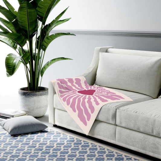 “Floral Heart” Baby Swaddle | Sweet Luxury for Your Little One