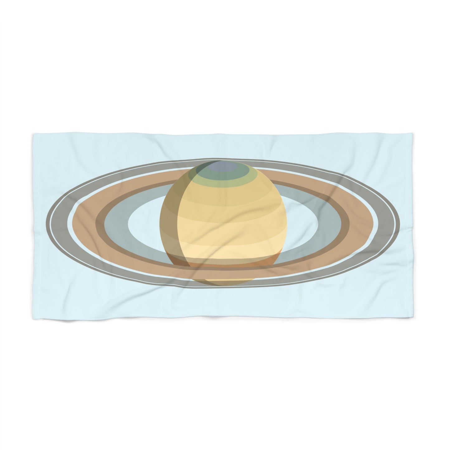 “Saturn on the Sand” Beach Towel | Where Space Meets Sun & Sea