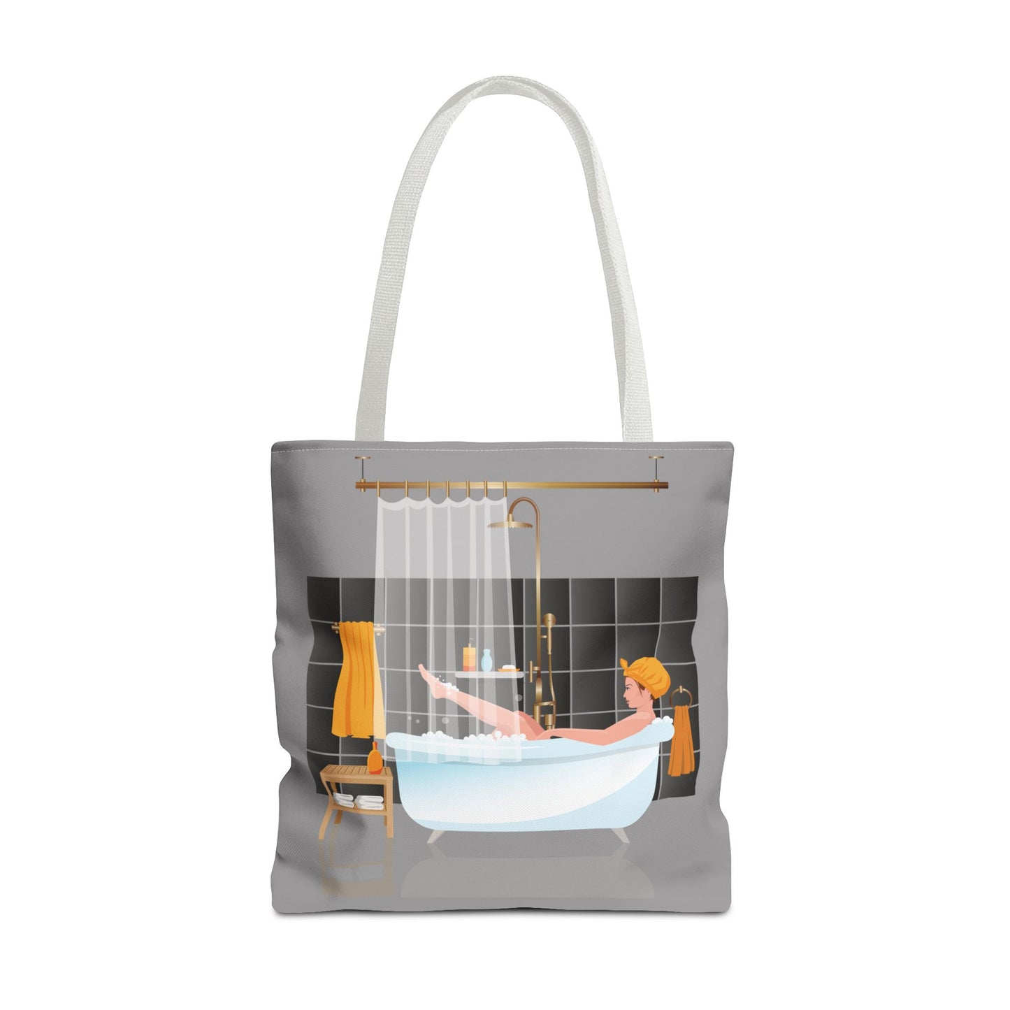 Artistic Tote Bag | Girl in Bathtub | Relaxing & Stylish Accessory