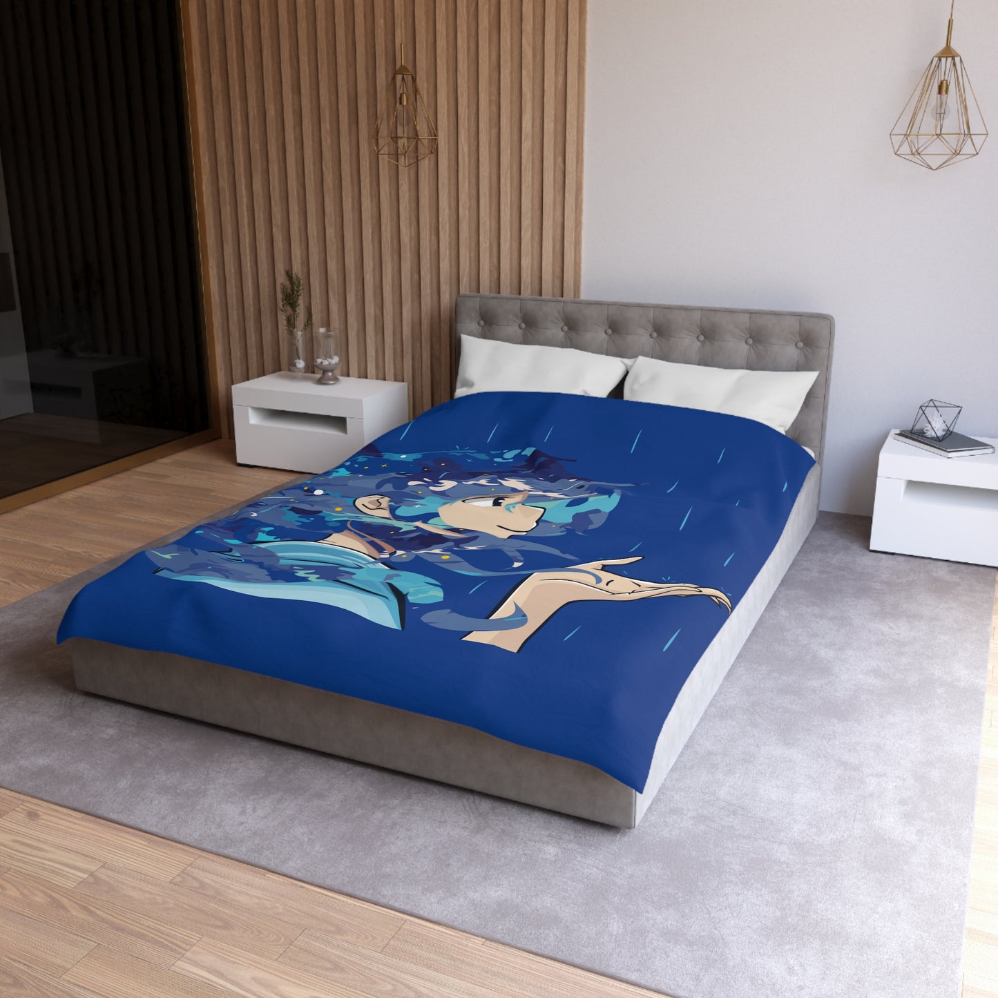 Premium Microfiber Duvet Cover | The Girl in the Rain