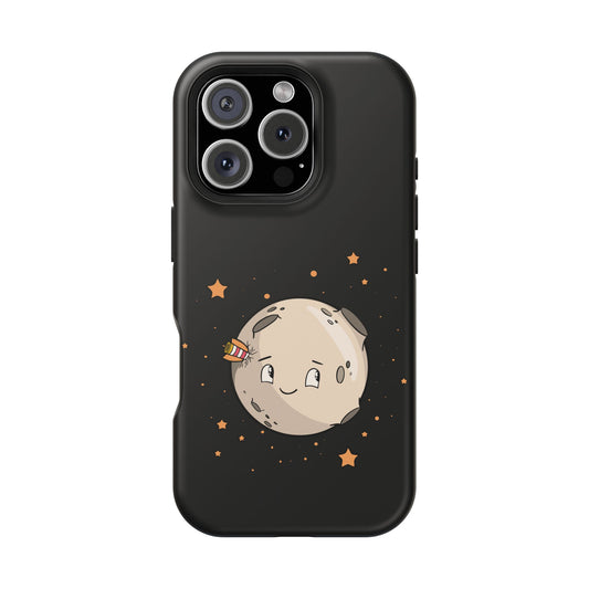 “Silent Galaxy” Phone Case | The Moon Alone in the Dark
