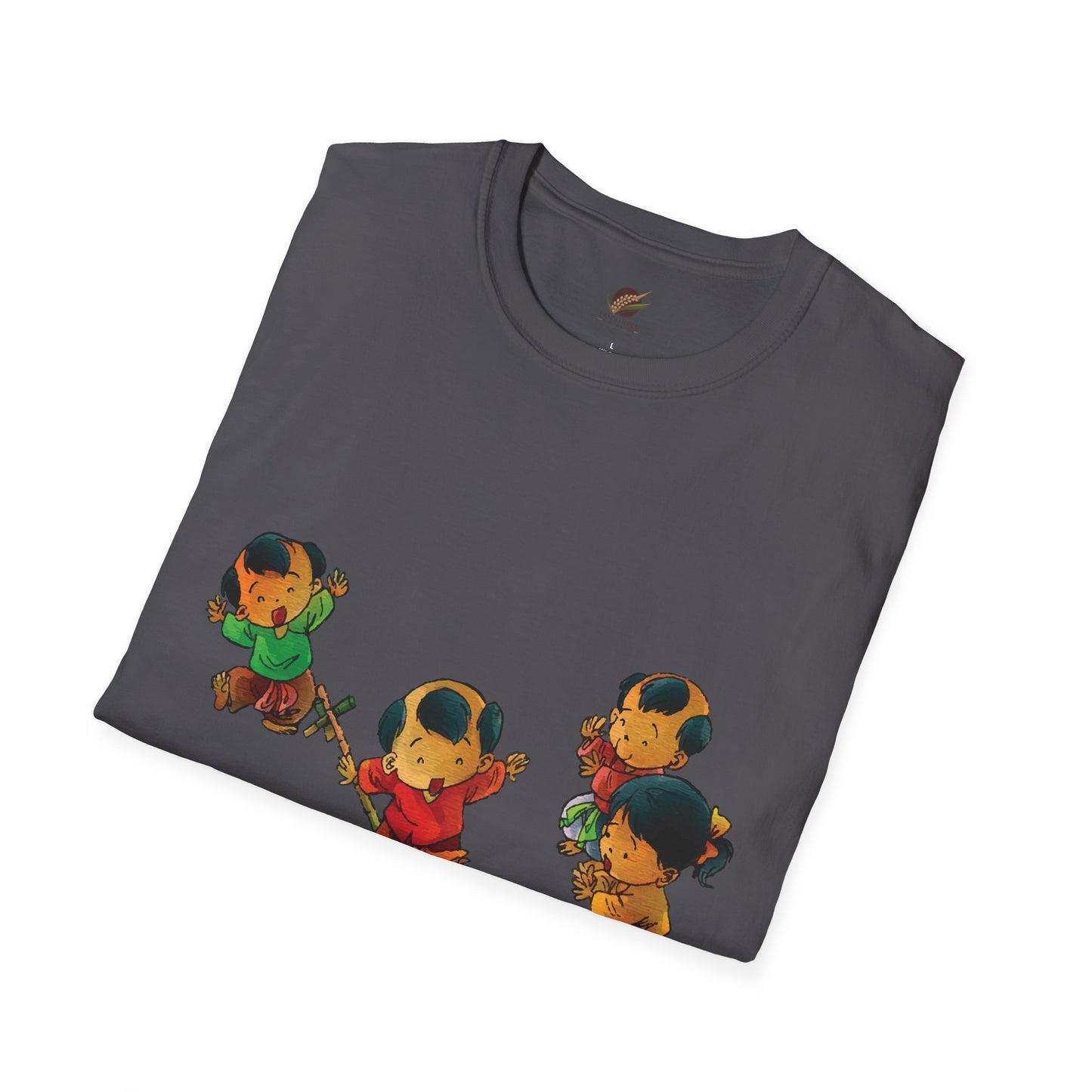 Unisex Softstyle Tee | "Cuop Co" | Vietnamese Traditional Flag-Stealing Game
