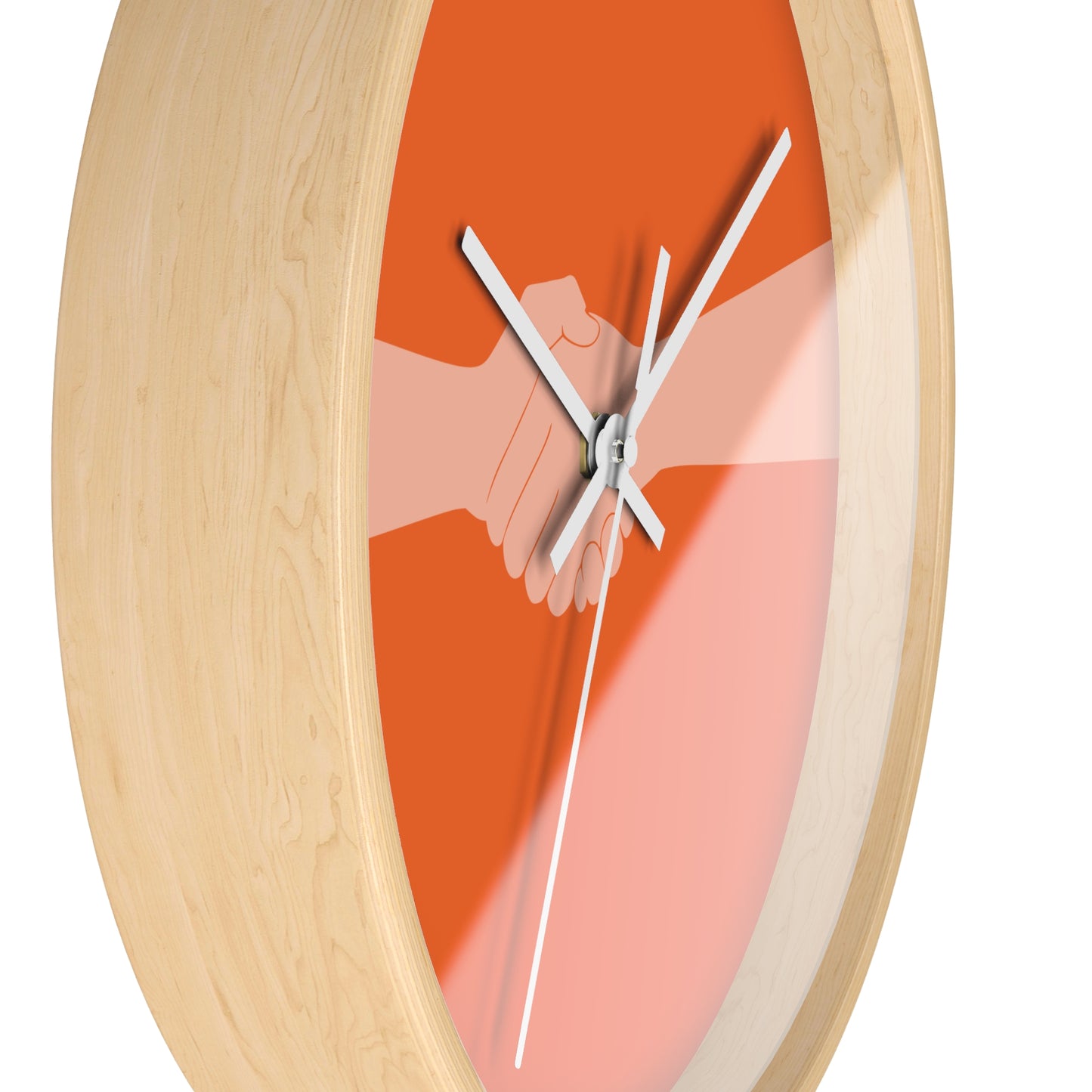 “Orange Connection” Wall Clock | A Symbol of Togetherness