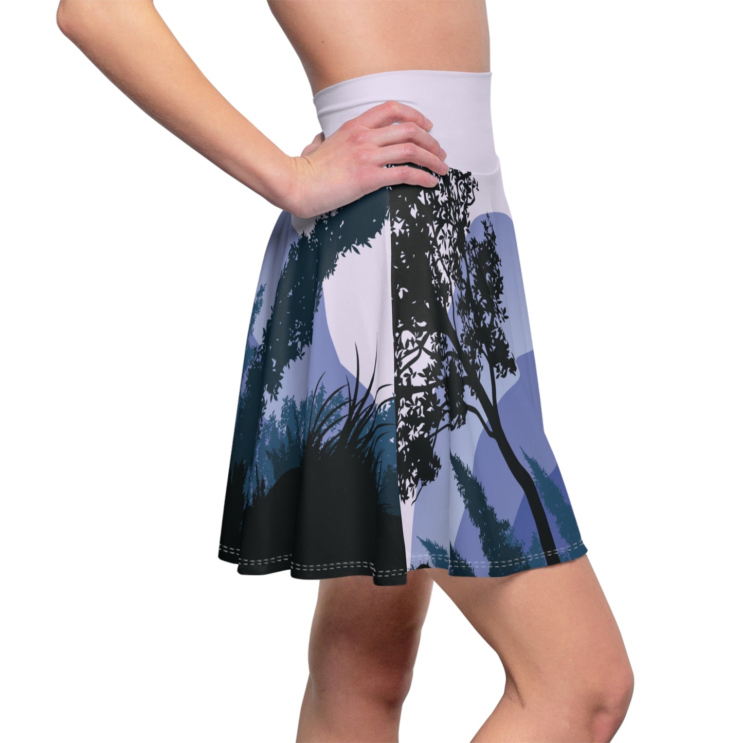 Winter Forest Skater Skirt | Spin Through the Cold | Feminine & Fierce