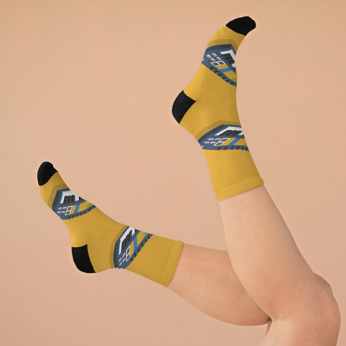 “Sound in Steps” Recycled Socks | DJ-Inspired, Planet-Friendly, Full of Vibe
