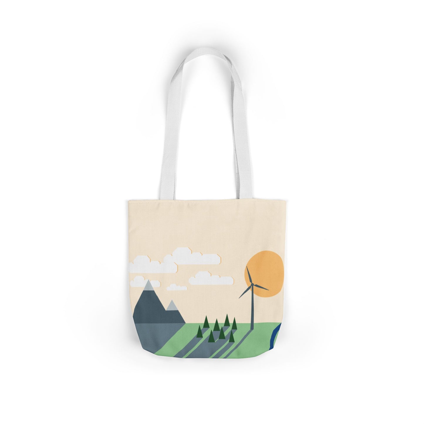 Canvas Tote Bag | Wind Energy Eco-Friendly Fashion