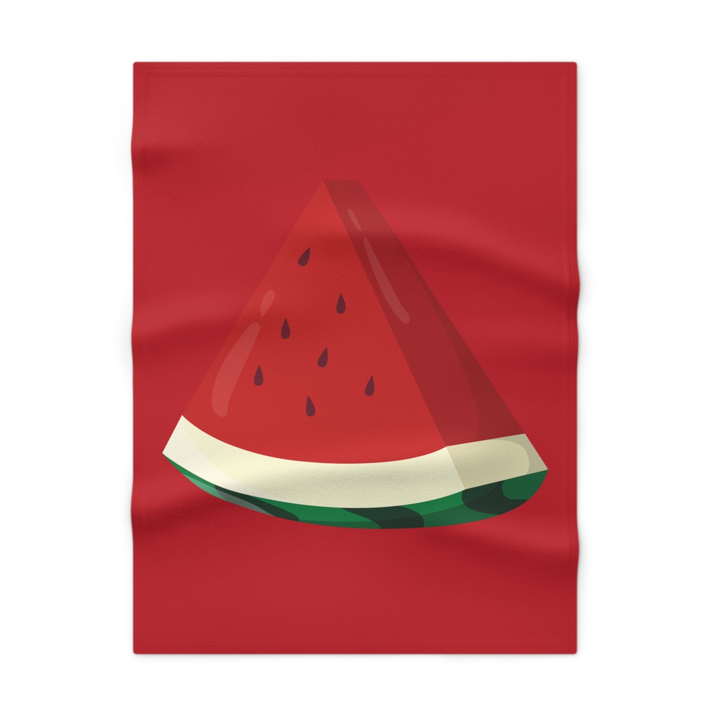 “Sweet Melon Slice” Baby Blanket | Soft Fleece Fruit Pattern