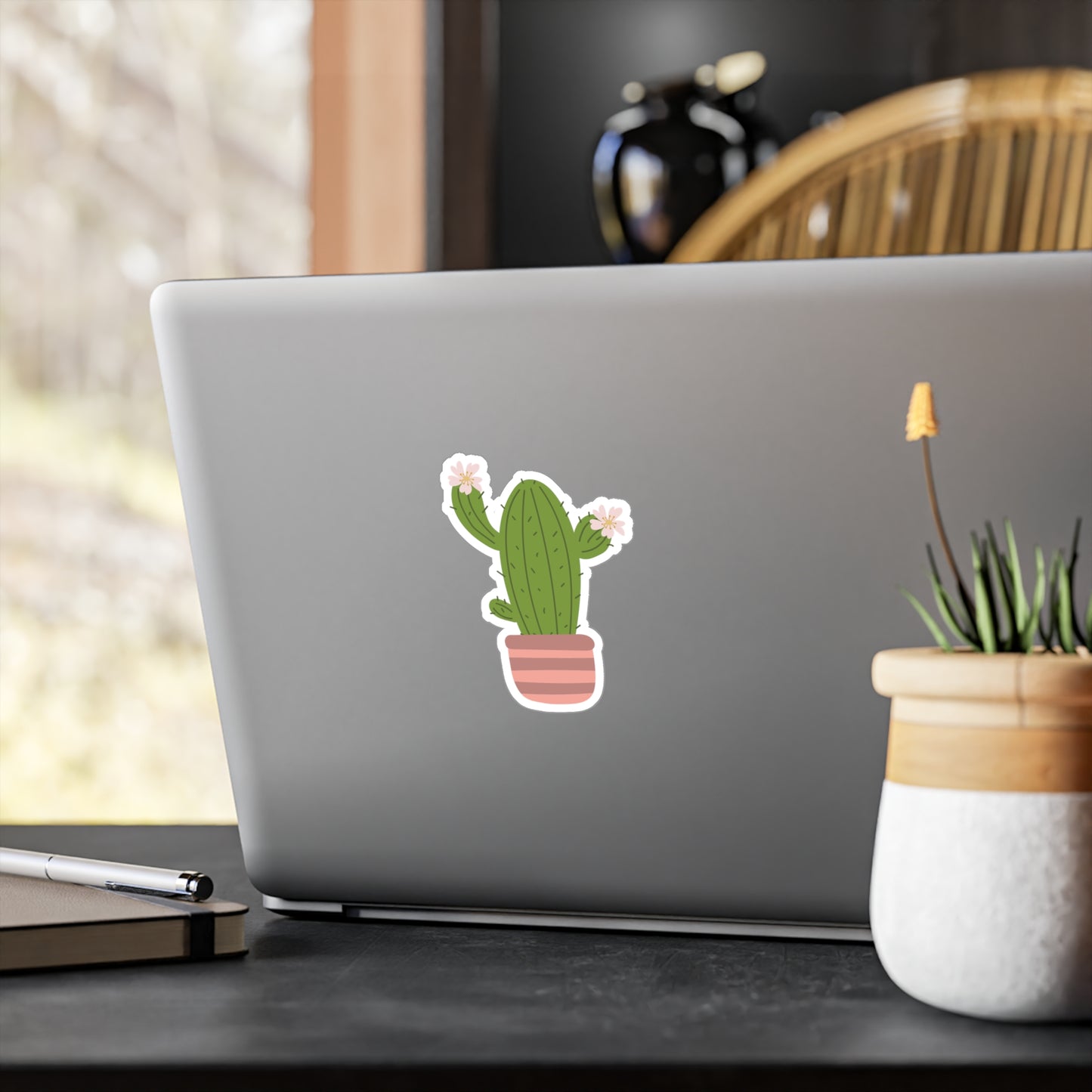 Cartoon Cactus Vinyl Sticker | Fun & Fresh for Everyday Vibes