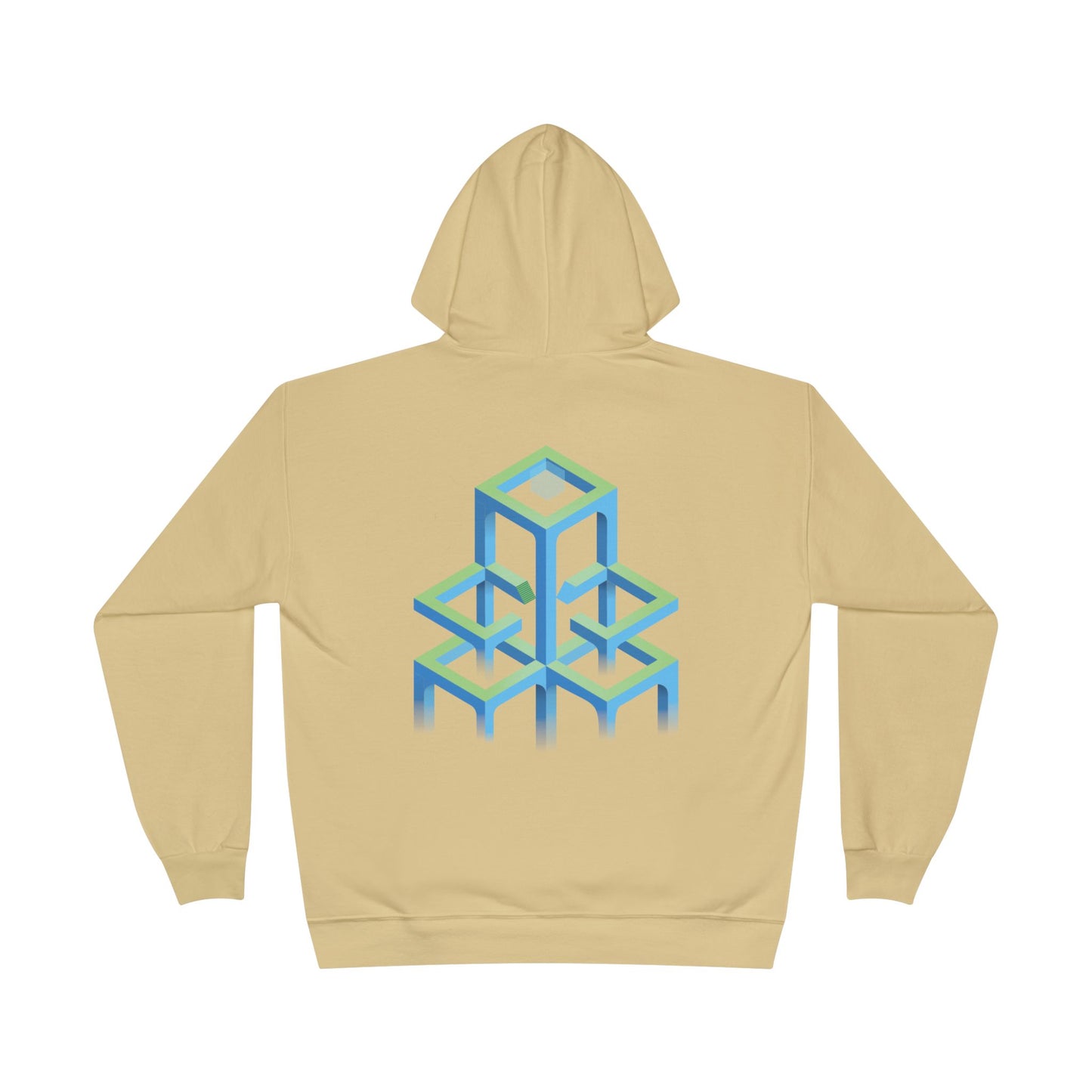 EcoSmart Unisex Hoodie | 4D Perception Back Design