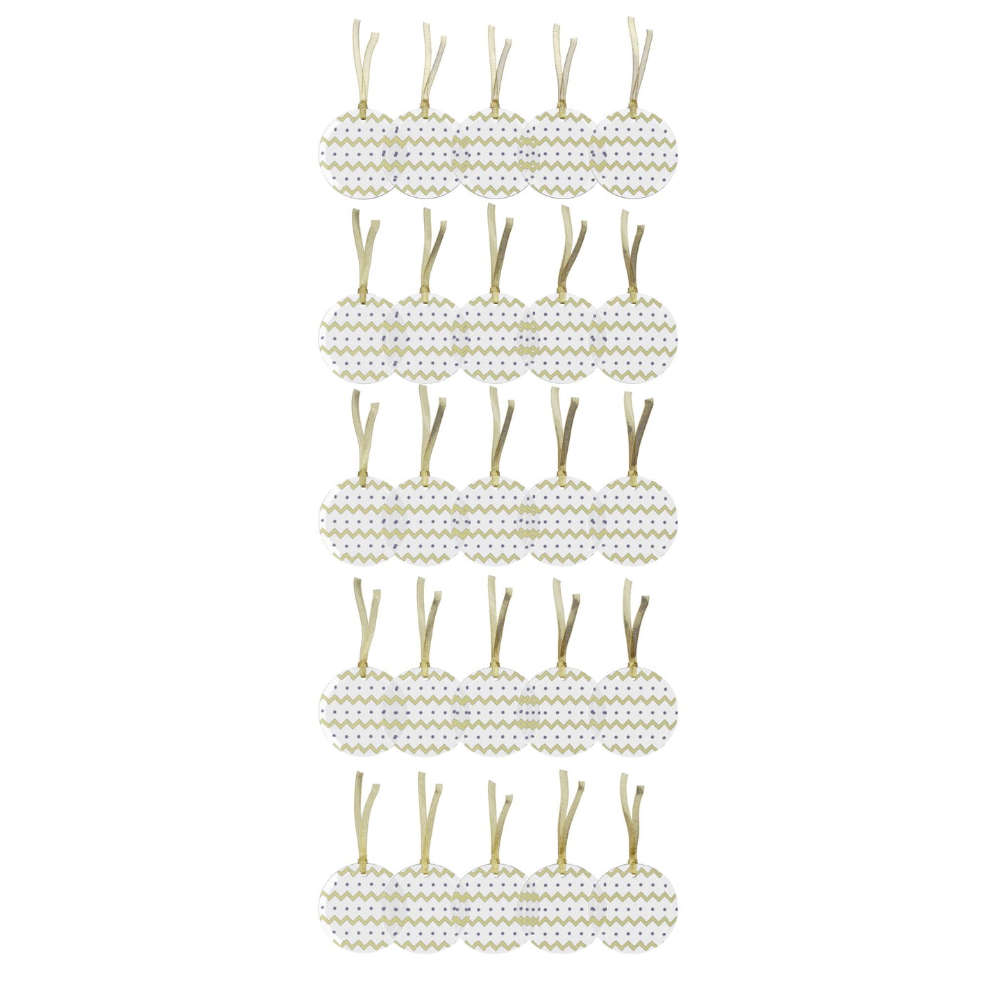 Minimalist Chevron Glass Ornament | Rhythm in Simplicity