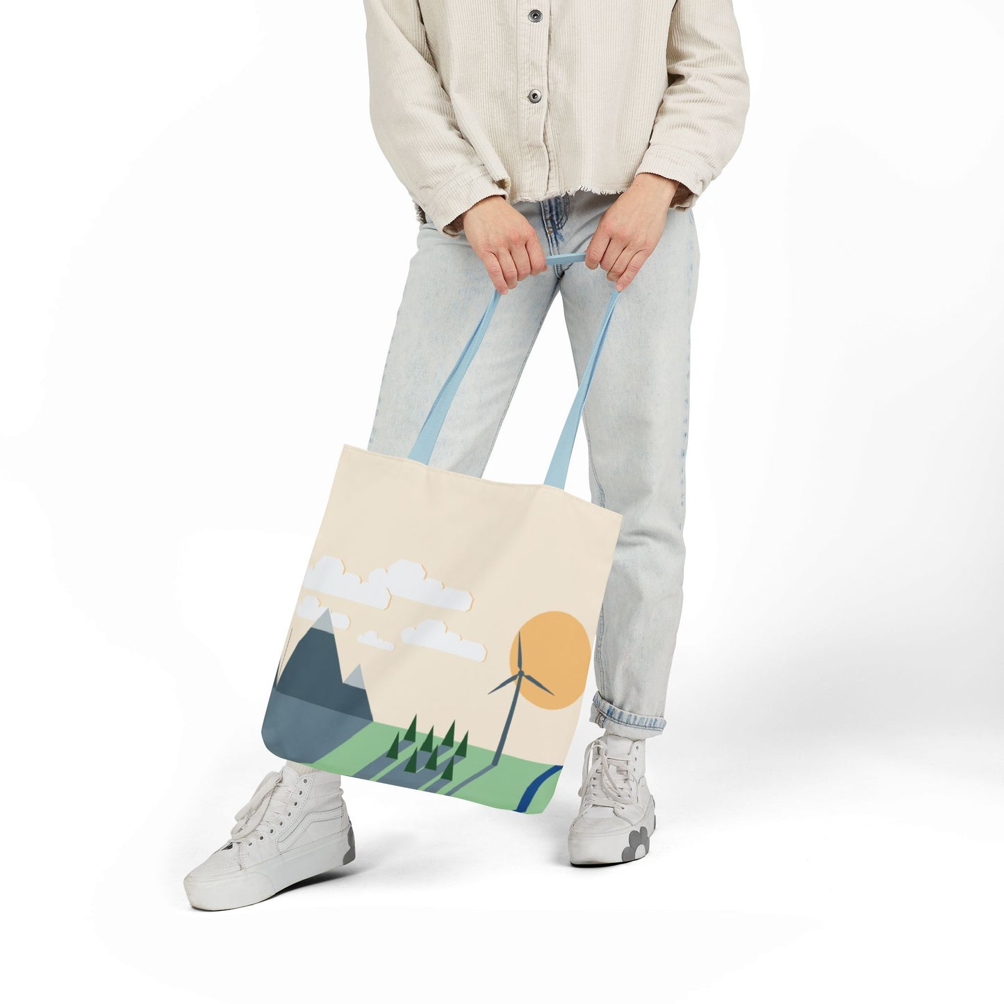 Canvas Tote Bag | Wind Energy Eco-Friendly Fashion