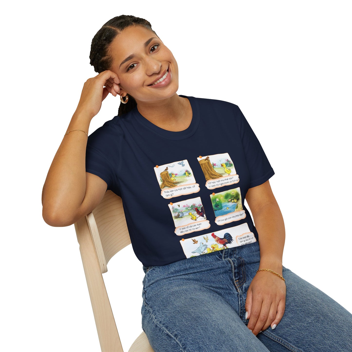 Premium Unisex T-Shirt | The Story of Duck and Lark