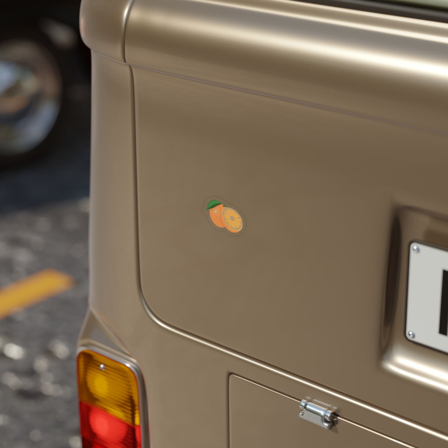“Juicy Slice” Transparent Outdoor Sticker | Fun Meets Freshness