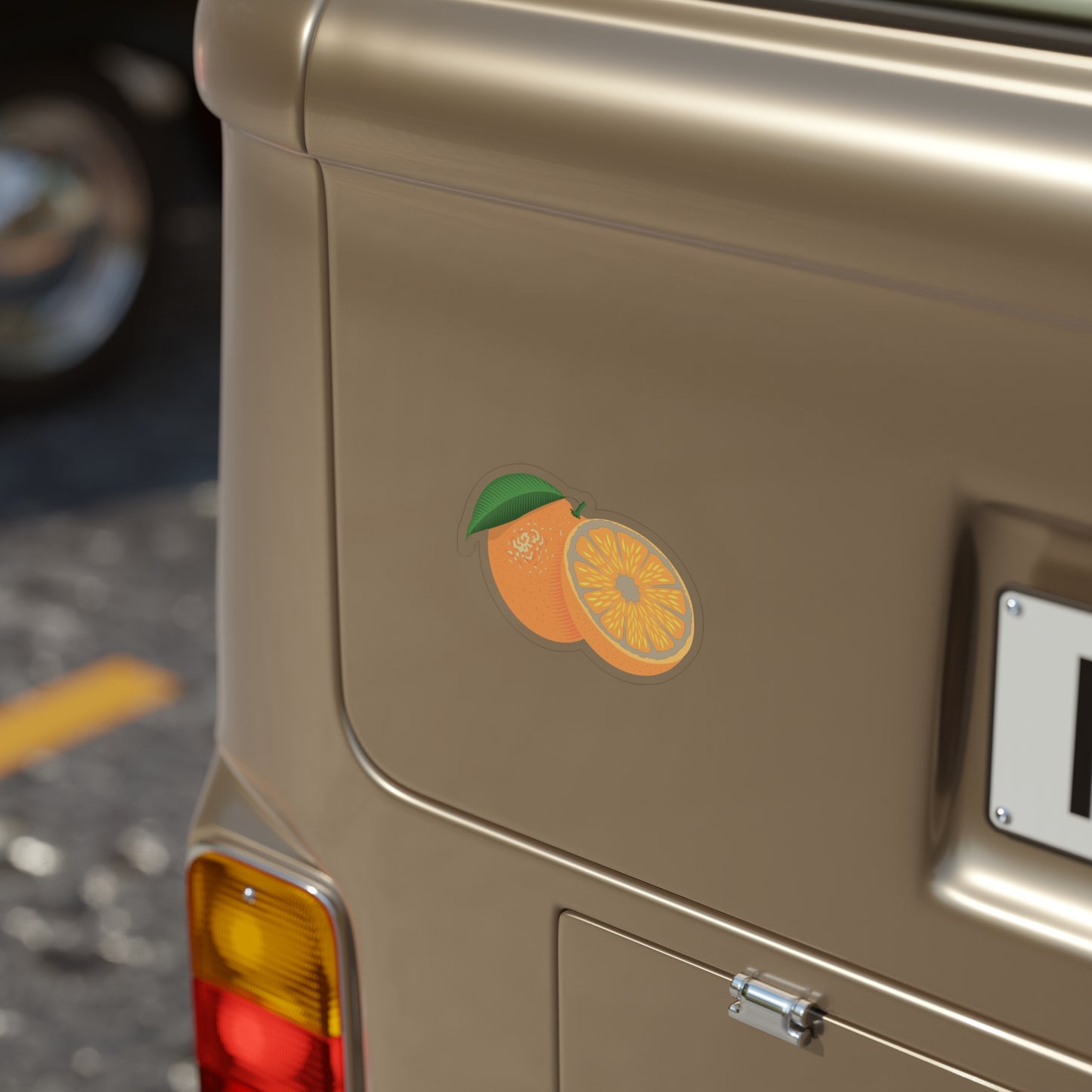 “Juicy Slice” Transparent Outdoor Sticker | Fun Meets Freshness