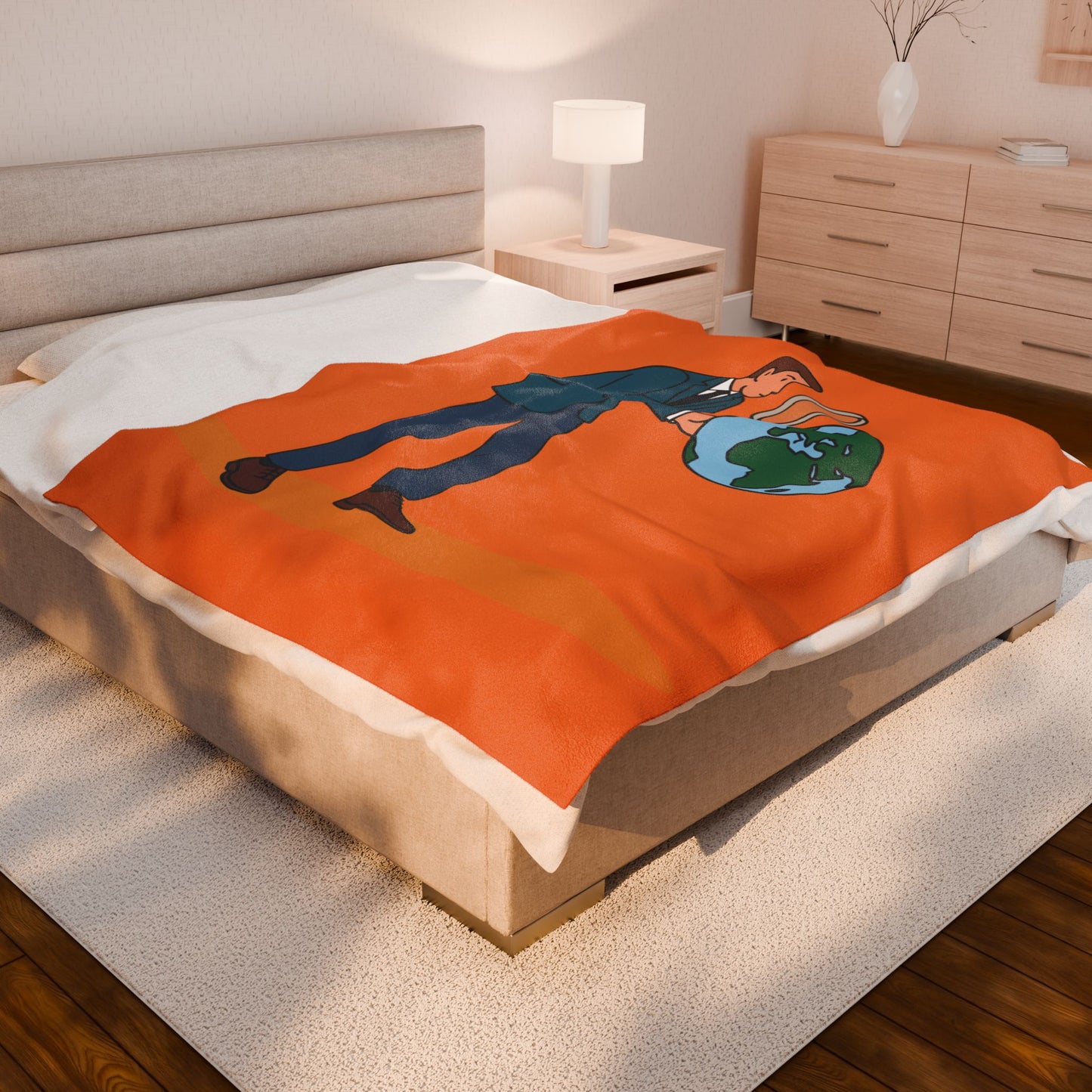 Velveteen Plush Blanket | “Lost Ham” Edition | Soft, Smart & Fun