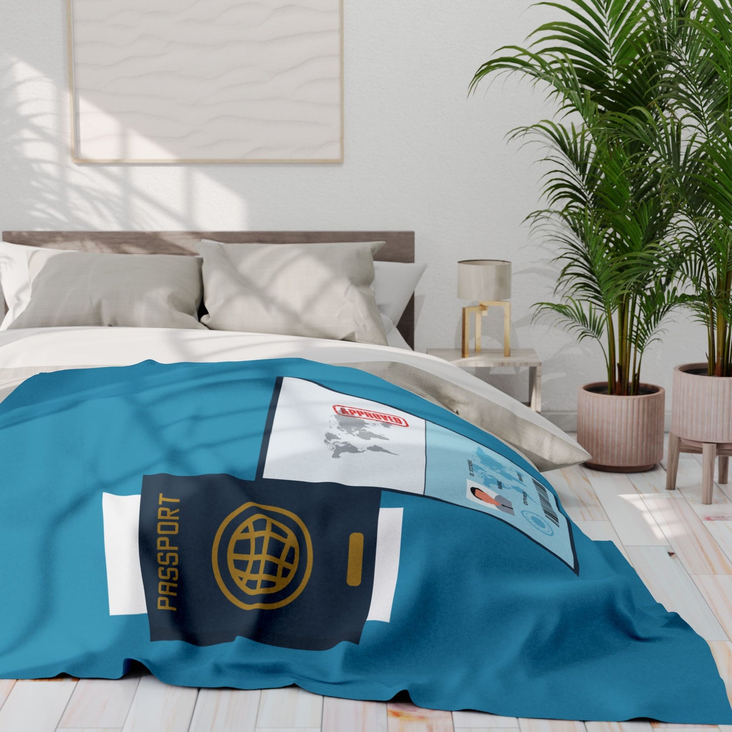 Dream Passport Blanket | Cozy Comfort for Travel Lovers