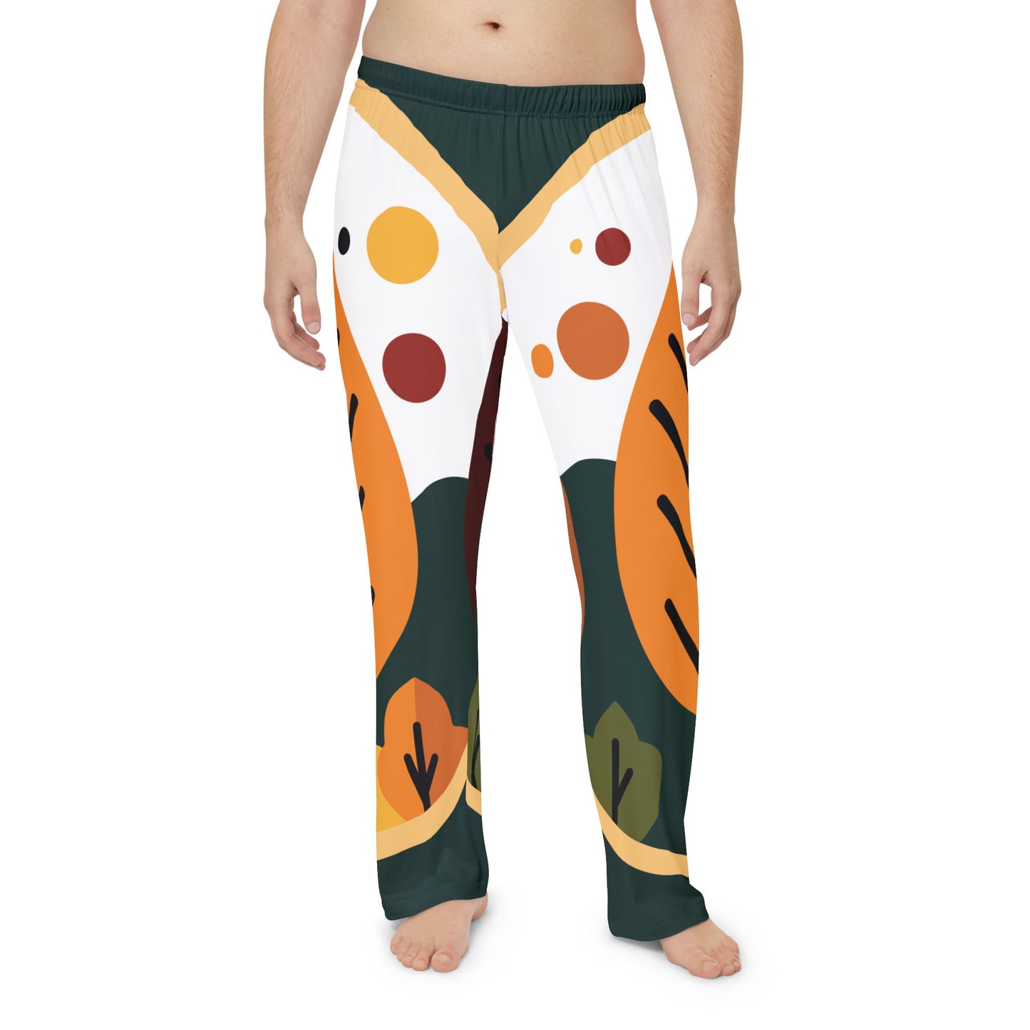 “Autumn Forest Calm” Men's Pajama Pants | Tranquility in Every Thread