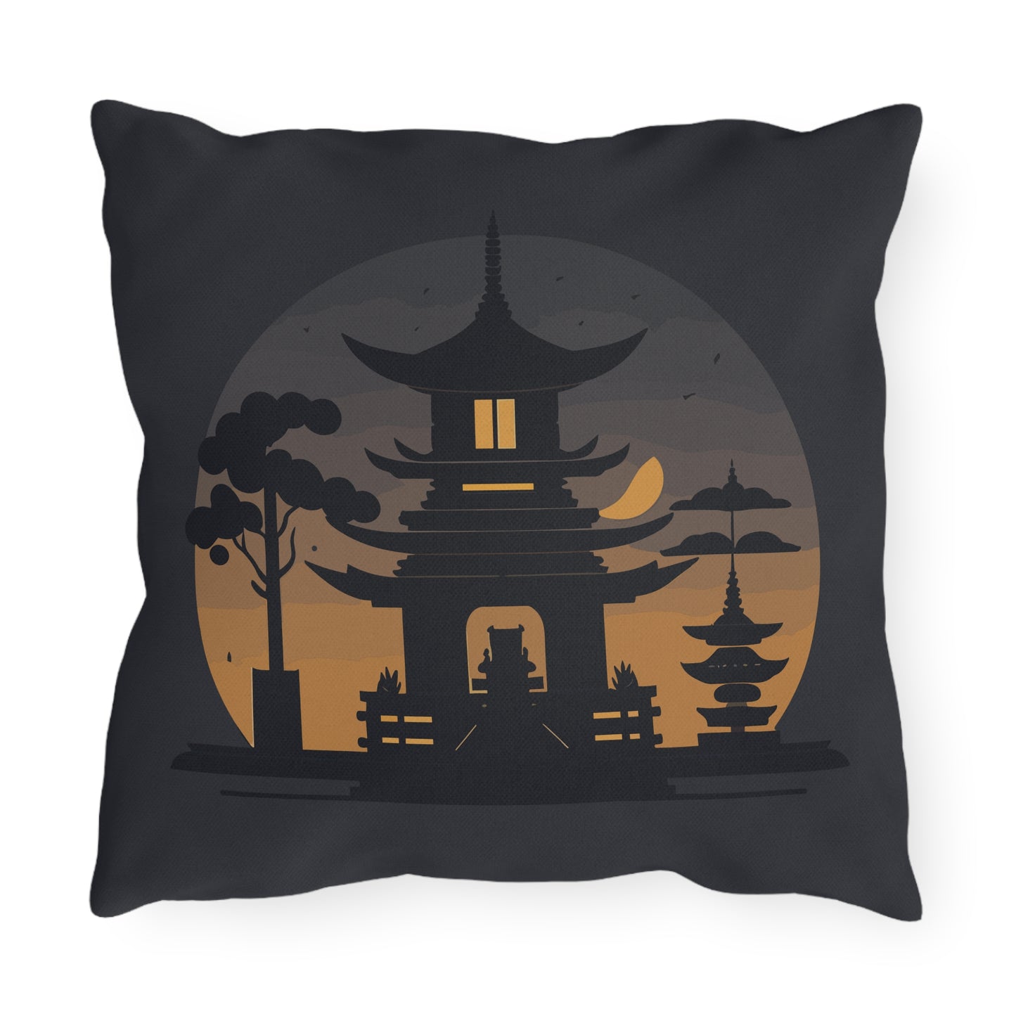 “Tibetan Light” Outdoor Pillow | Stillness in the Open Air