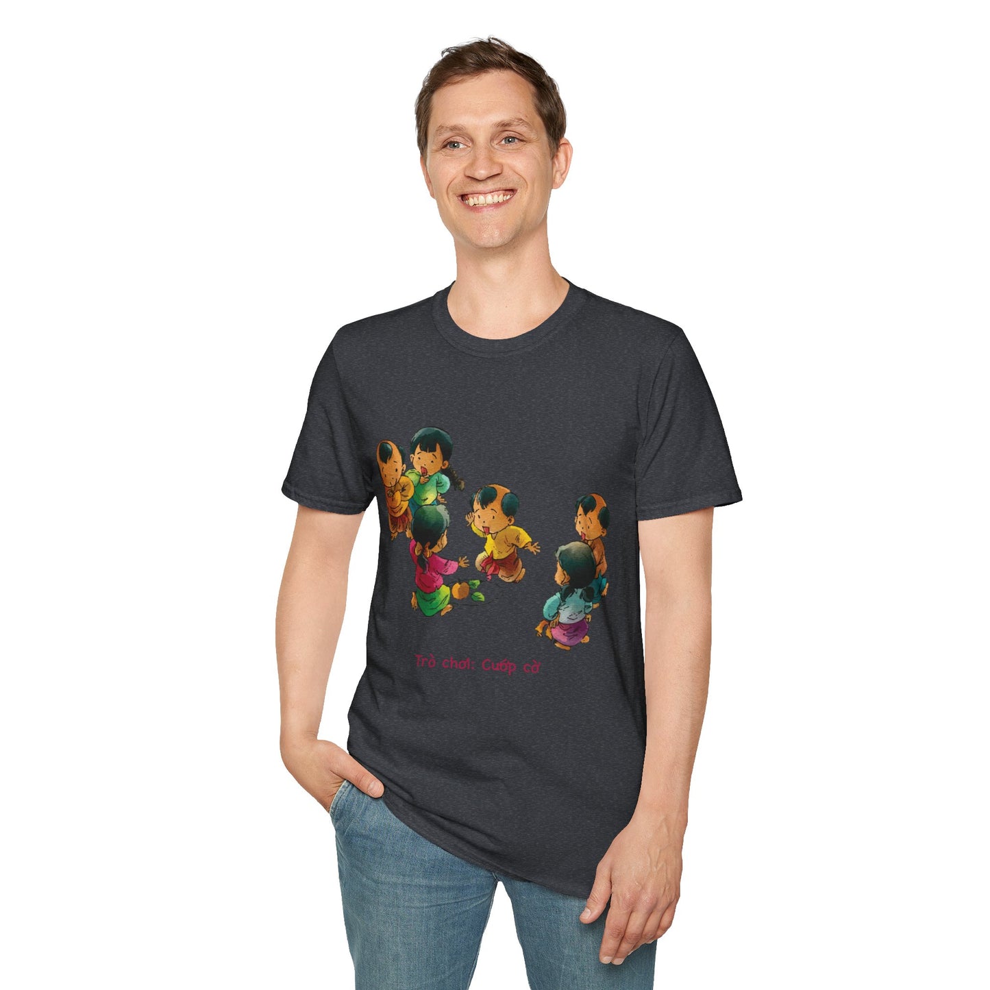 "Flag Snatching" Unisex T-Shirt | Vietnamese Childhood Nostalgia | Traditional Folk Game Graphic Tee