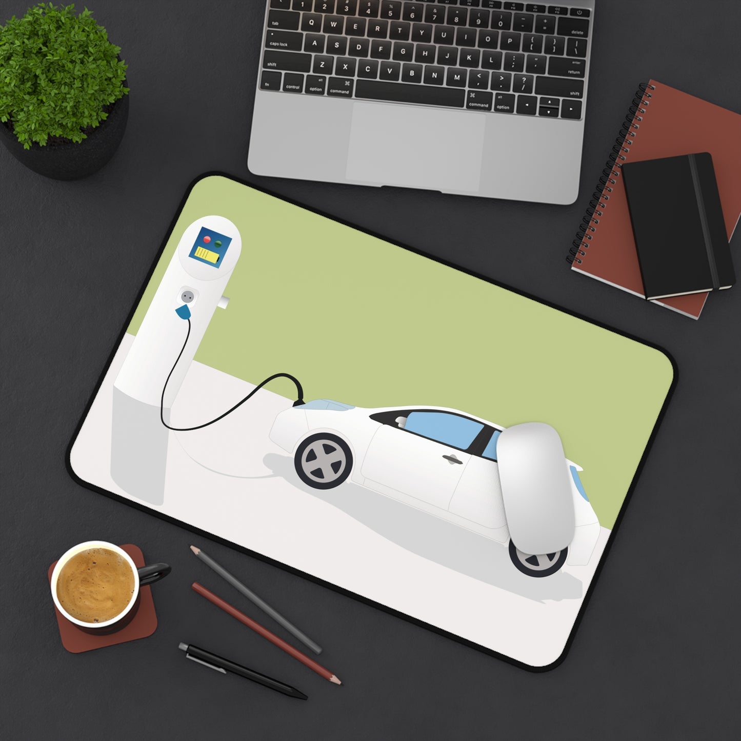 Desk Charge | Minimalist Electric Charging Station Desk Mat