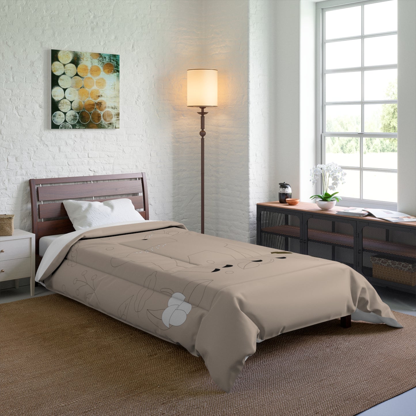 Autumn Deer Comforter | Cozy Sleep | Elegant Bedroom Decor