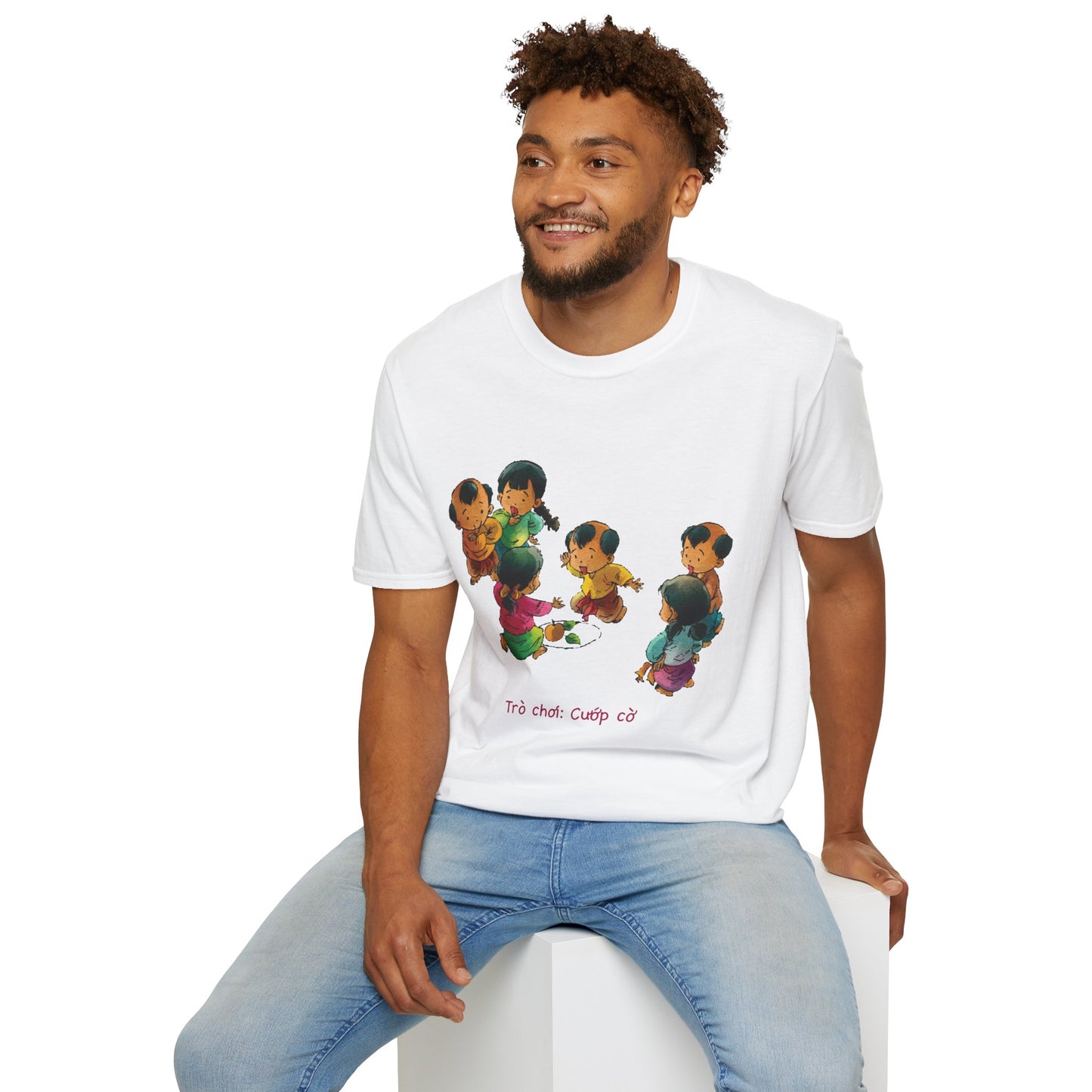 "Flag Snatching" Unisex T-Shirt | Vietnamese Childhood Nostalgia | Traditional Folk Game Graphic Tee