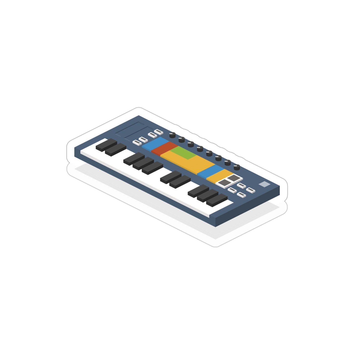 “Play Your Beat” Transparent DJ Sticker | Drop the Sound, Stick the Vibe