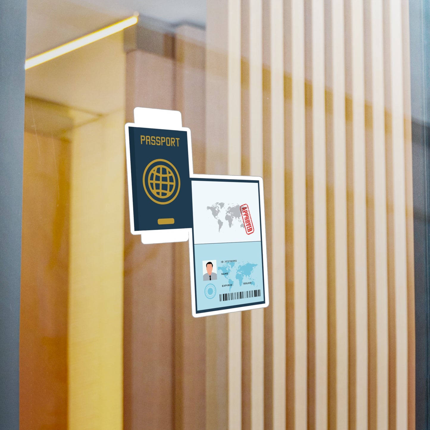 Mini Passport Sticker | Travel the World, One Peel at a Time