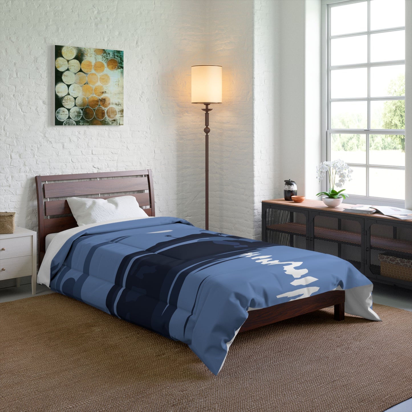 Moonlit Night Comforter | Cozy Lunar Dreams | Soft and Stylish Night Sky Bedding